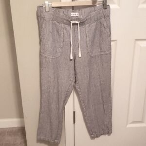Linen blend pants